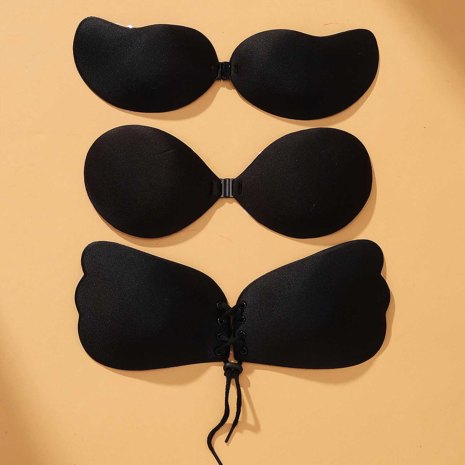 3 pieces/set invisible silicone gathering chest patch bra patchXJ250324