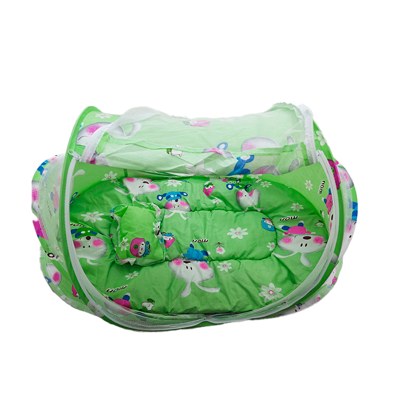 Jiaobao Little White Rabbit Three Piece Baby Mosquito Net Set