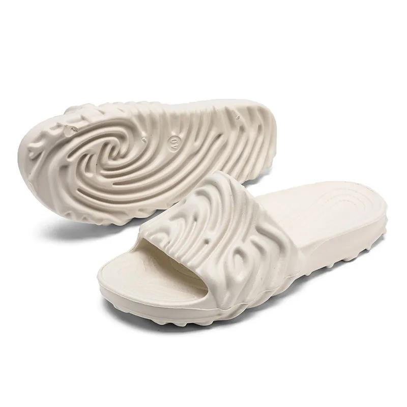 Designer One line sandal non slip slipper wear-resistant casual shoes fingerprint sandals lightweight sports shoes suitable for both men and women