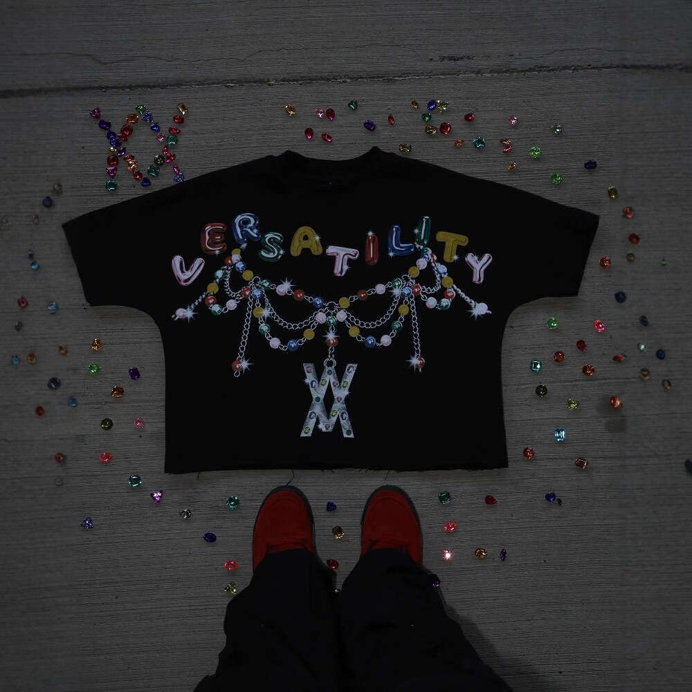 Streetwear Men's and Women's Spring Printed Cotton Loose Fashion T-shirt