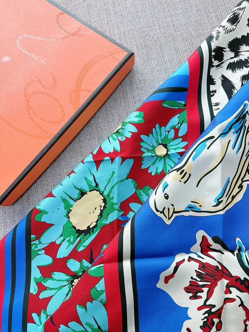 New Scarf Bay Silk Scarf Headscarf Foards Womens Accessories for Wenxiao Luxury Handle Headscarf X250324