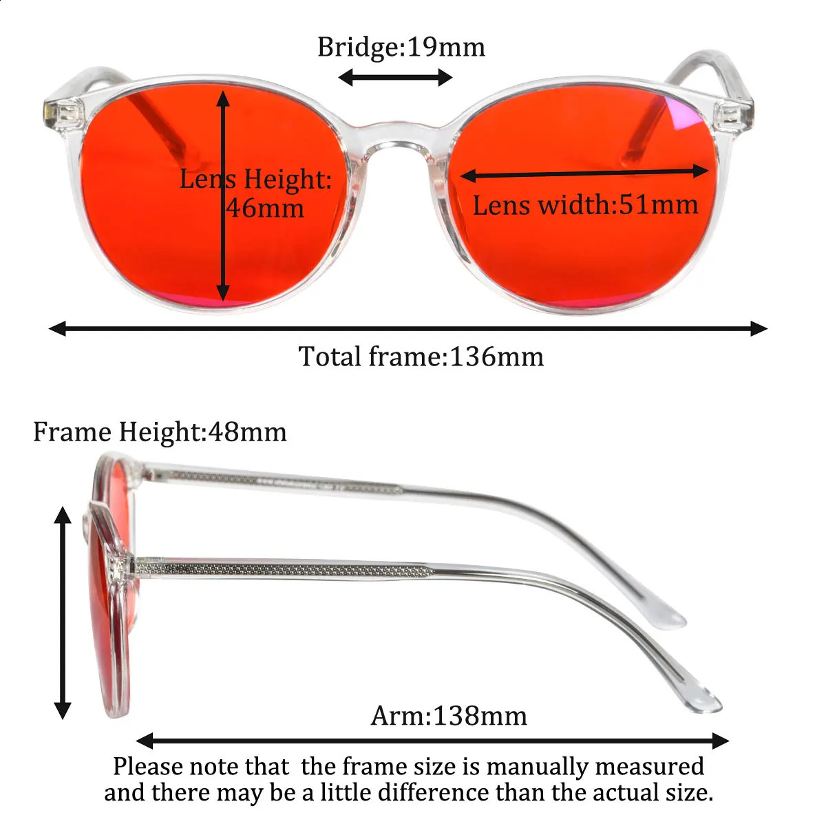 red glasses red blue light glasses for better sleep blue light blocking glasses orange lenses Tr90 women eyeglasses SH 250319