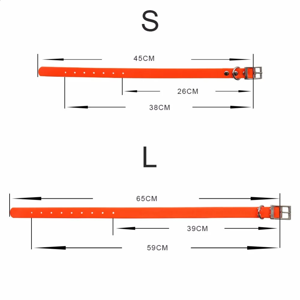 JanPet Fashion TPU Dog Pet Collars High quality waterproof deodorant Resistant dirt Easy clean collars 10 Colors Pet Products 250320