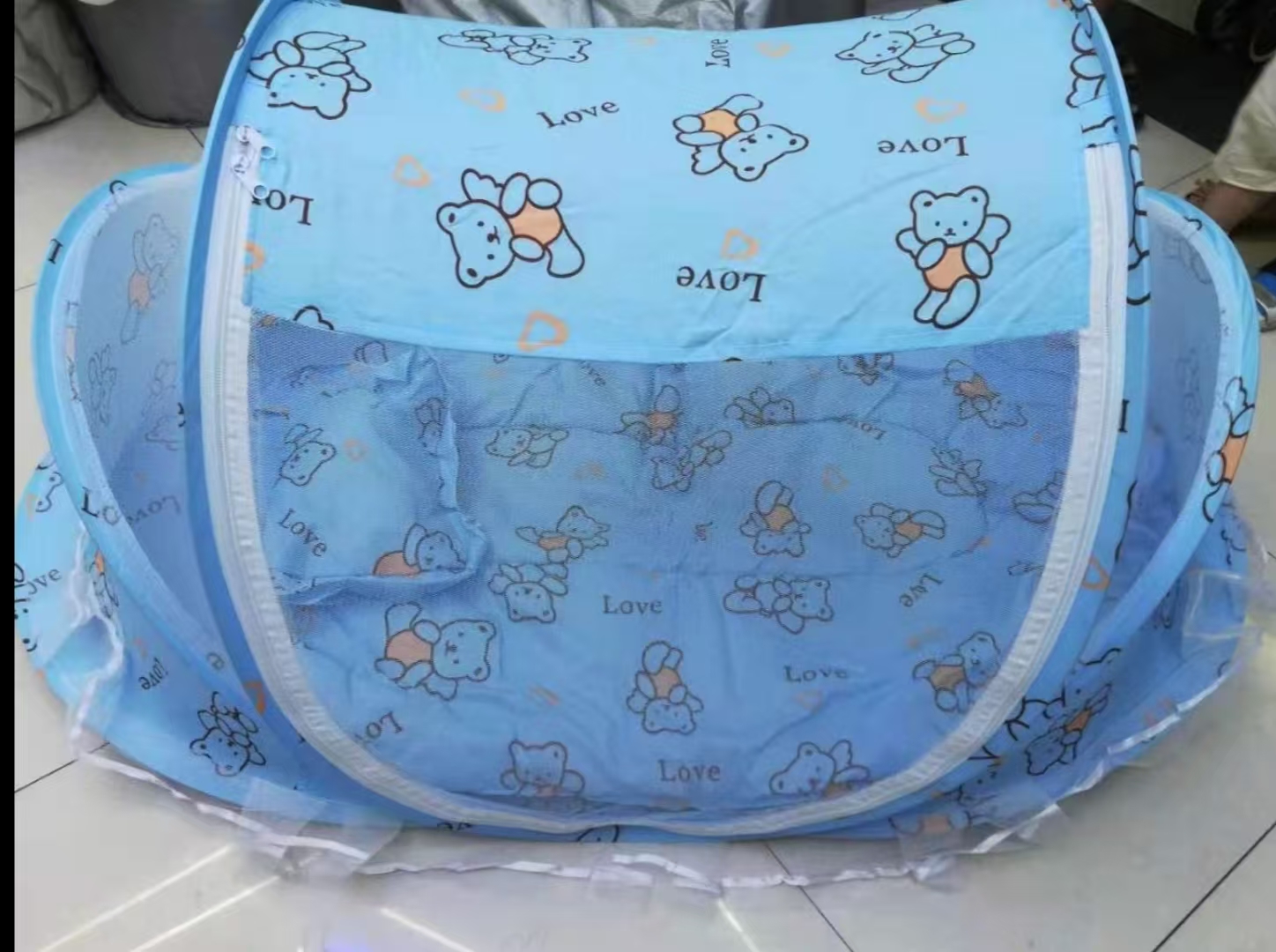 Jiaobao Big Bear Three Piece Baby Mosquito Net Set