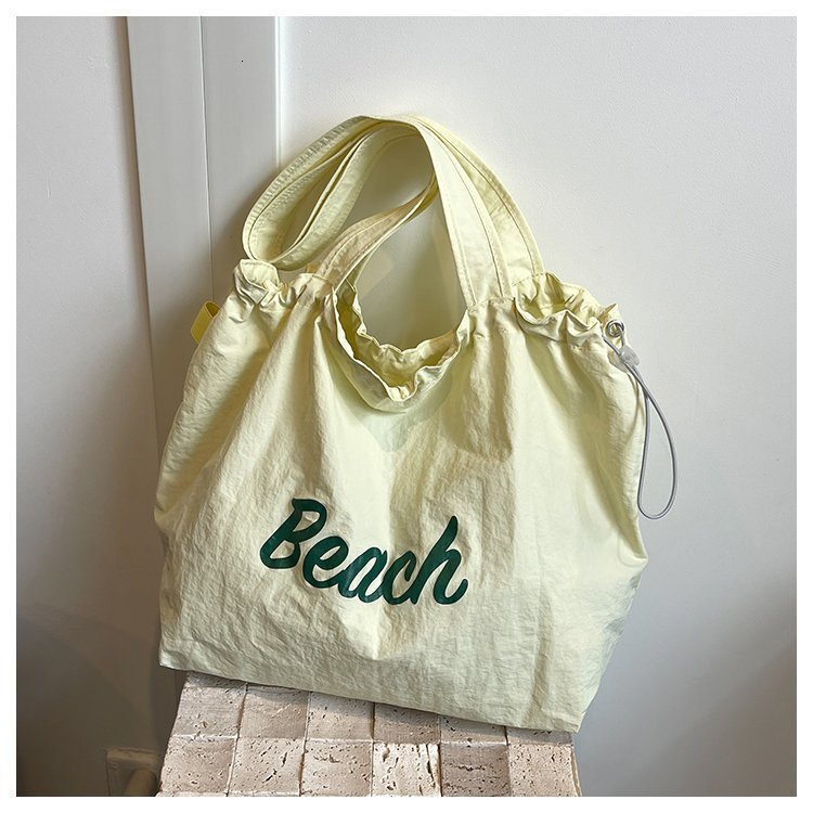 2025S Fashion Designer Summer New Canvas Trendy Shoulder Female High School Student Handbag Texture Underarm Bag