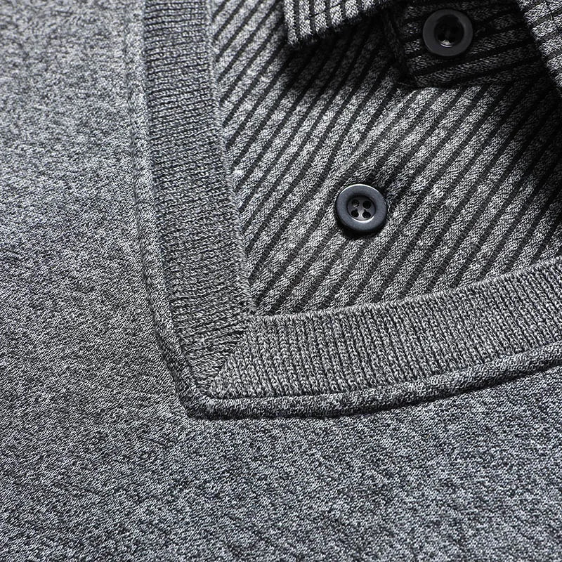 Mens polo shirt spring and autumn fake twopiece floral mens clothing collar business casual Tshirt 250312