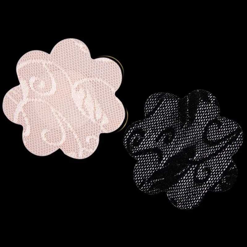 10 pieces of invisible womens sexy lace breast lifting tape covered with Nipple stickers on bras and chest stickersXJ250324