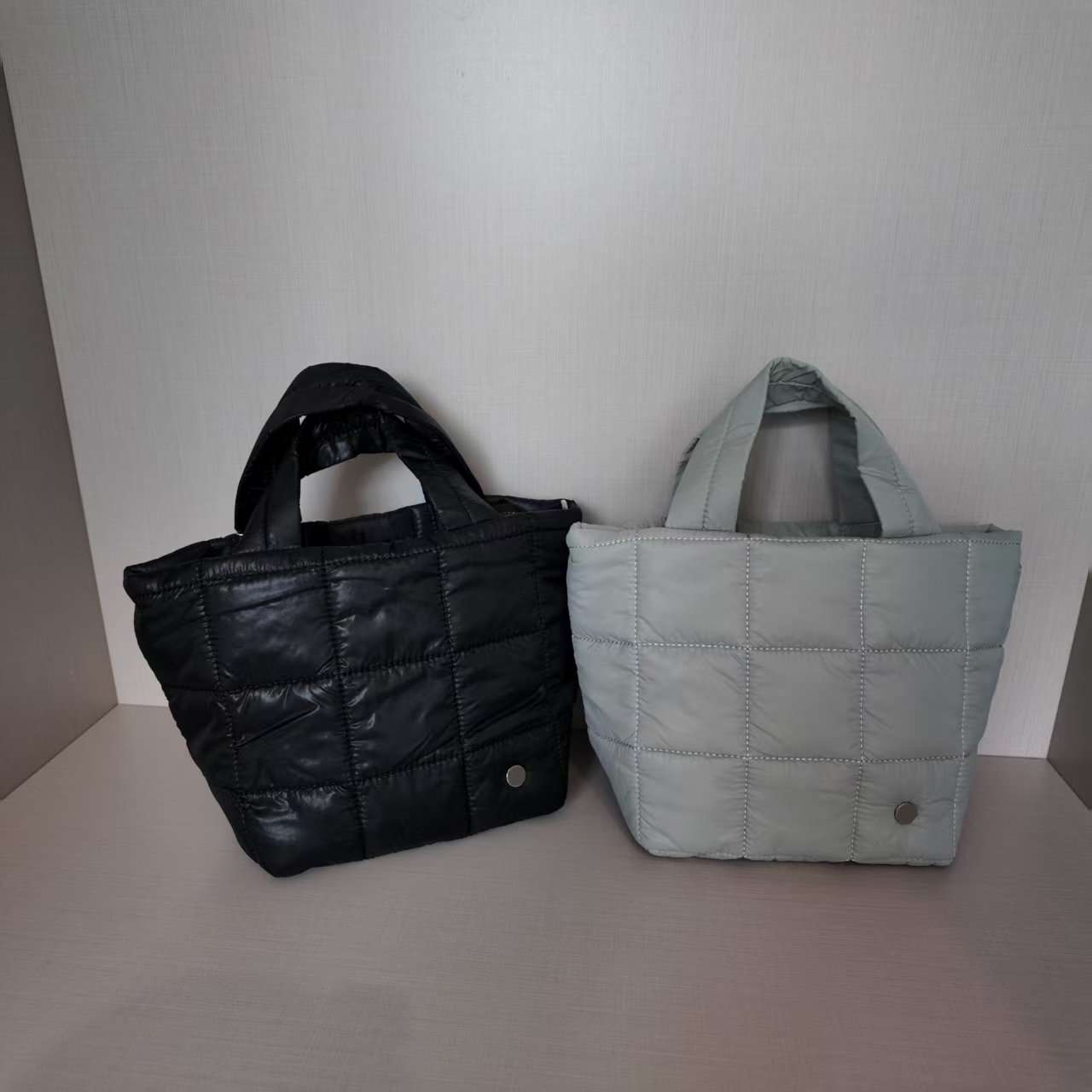 Women 5L Shoulder Bag Women Quilted Grid Lady Underarm Bag Portable Crossbody Handbags With Zipper