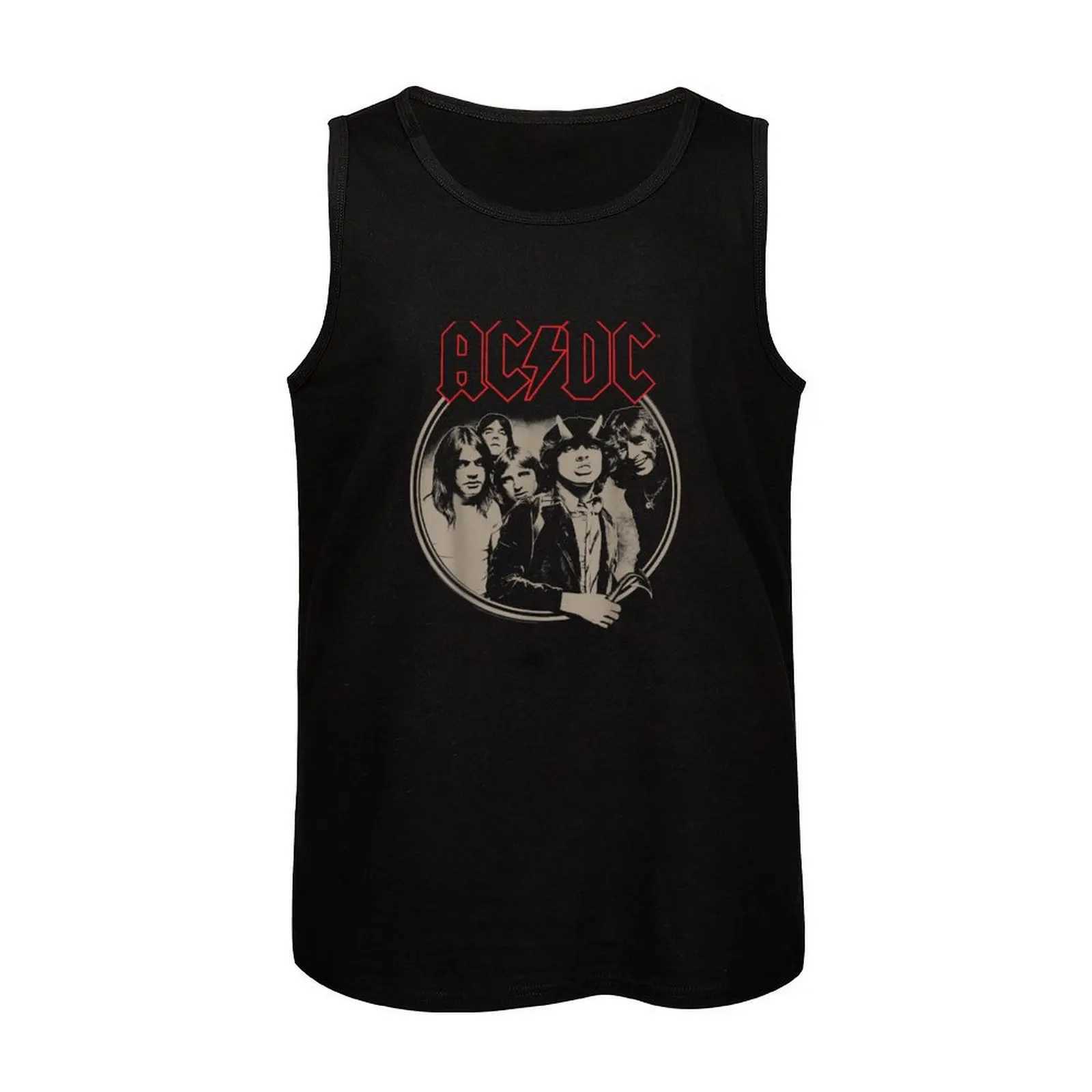 Retro Band Vest Top Gym T-shirt Mens SLeeveless Jacket Mens Gym Clothing X250324