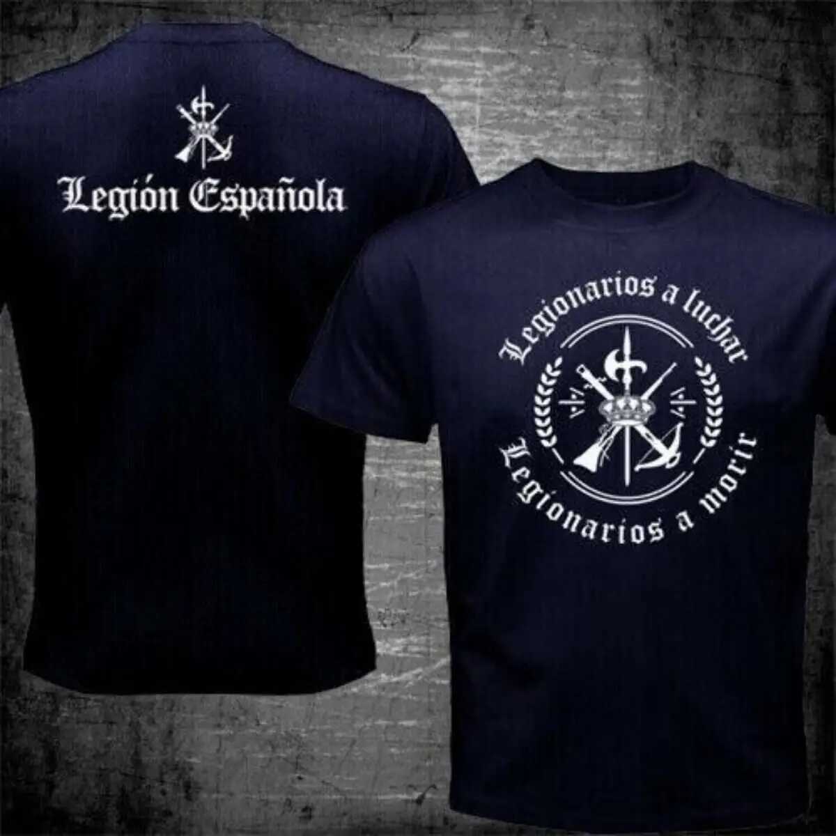 Foreigh Legion Spain Tercio Army Military T-shirt Summer Cotton Short Sleeve O-neck Mens T-shirt New S-3XL X250324