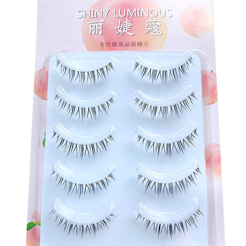 Li Jie Kous mother gave birth to a little devil eyelash novice full comic fairy hair natural short little devil fake eyelashes W250324