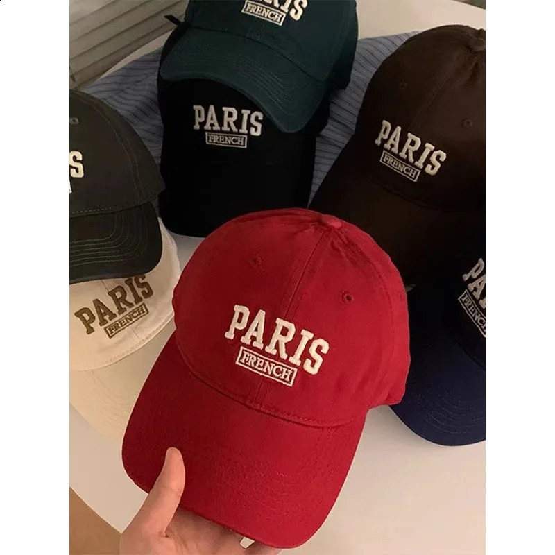 Fashion Simple Men Baseball Cap Spring Summer Letters Embroidered Caps Outdoor Travel Women Sun Protection Hat Driver Sunshade 250321