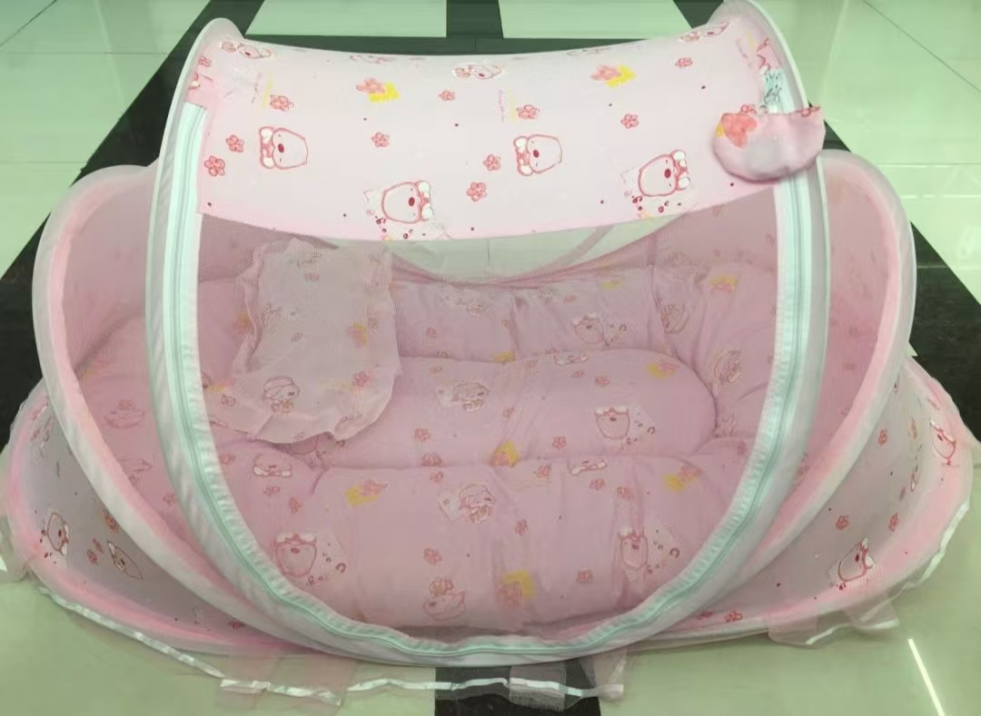 Jiaobao Little Bear Three Piece Baby Mosquito Net Set