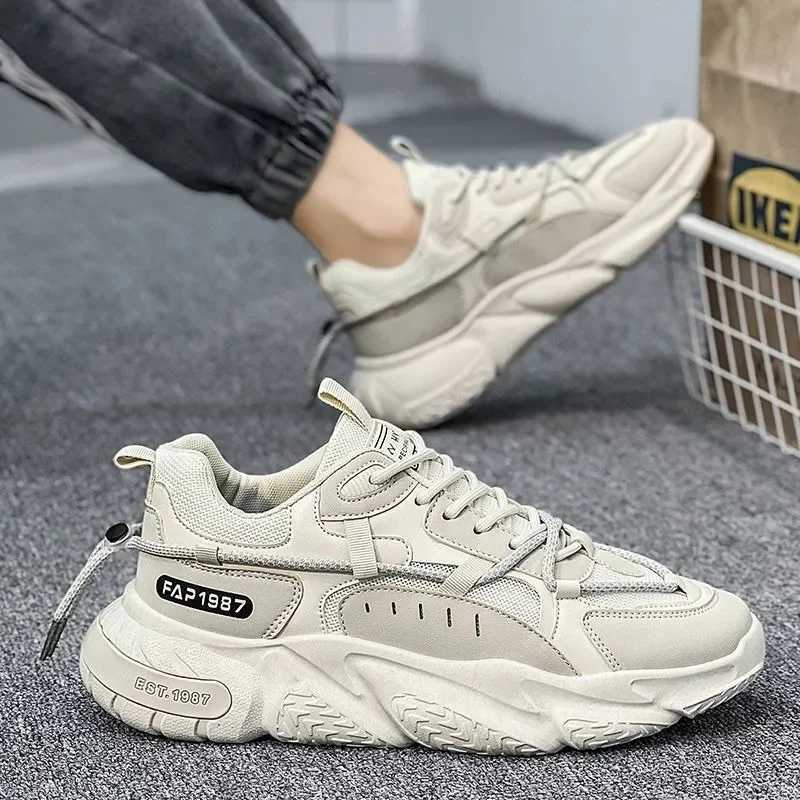 Mens sports shoes spring breathable and comfortable air Cushi running shoes outdoor non slip walking shoes ZapatillasXJ250324