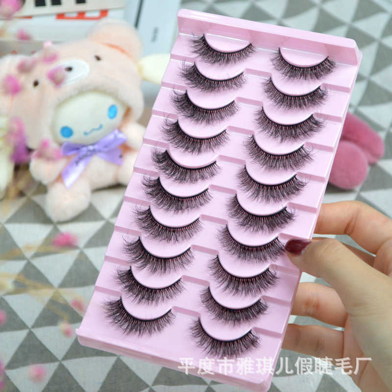 3D explosive fur imitation mink false eyelashes naturally messy exaggerated thick false eyelashes W250324
