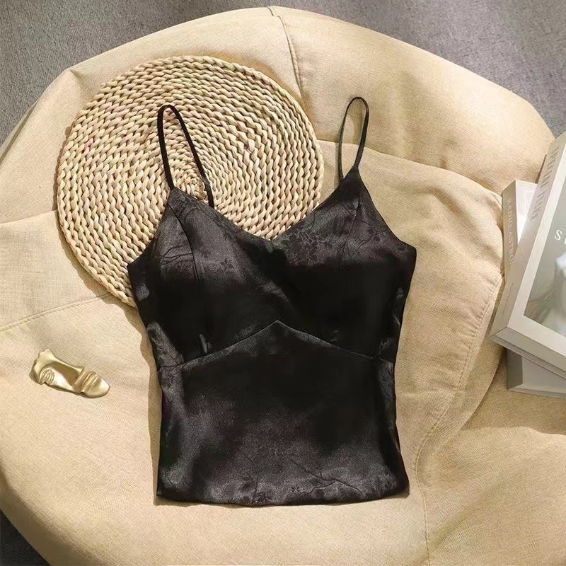 2025 New French Jacquard Ribbon Women's Chest Mat Embroidered Tank Top Designer Multi Functional Outerwear Beach Short Bottom Coat