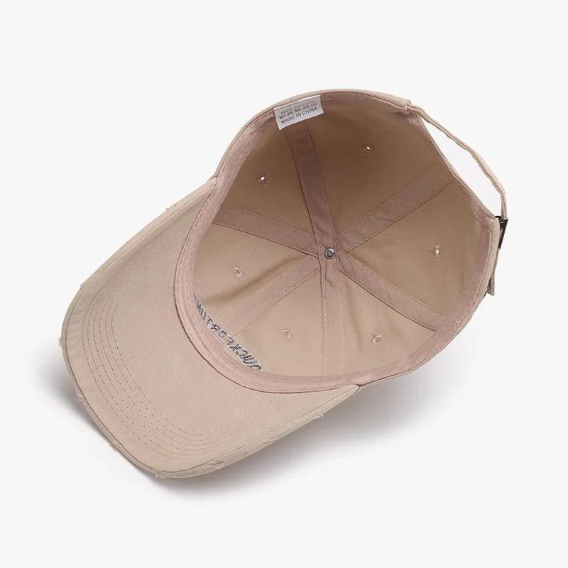 Classic Soft Top Visors Letters Patch Men Simple Breathable Black Baseball Cap Windproof Cycling Tourism Women White Peaked Cap 250320