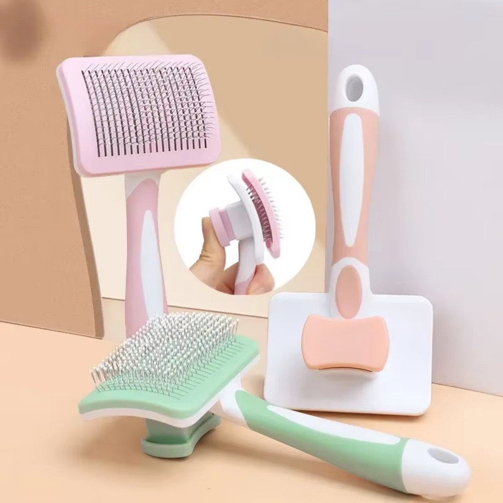 Pet Dog Cleaning Brush Pet Comb Stainless Steel Needle Comb Dog and Cat Hair Removal Floating Hair Cleaning Beauty Skin Care