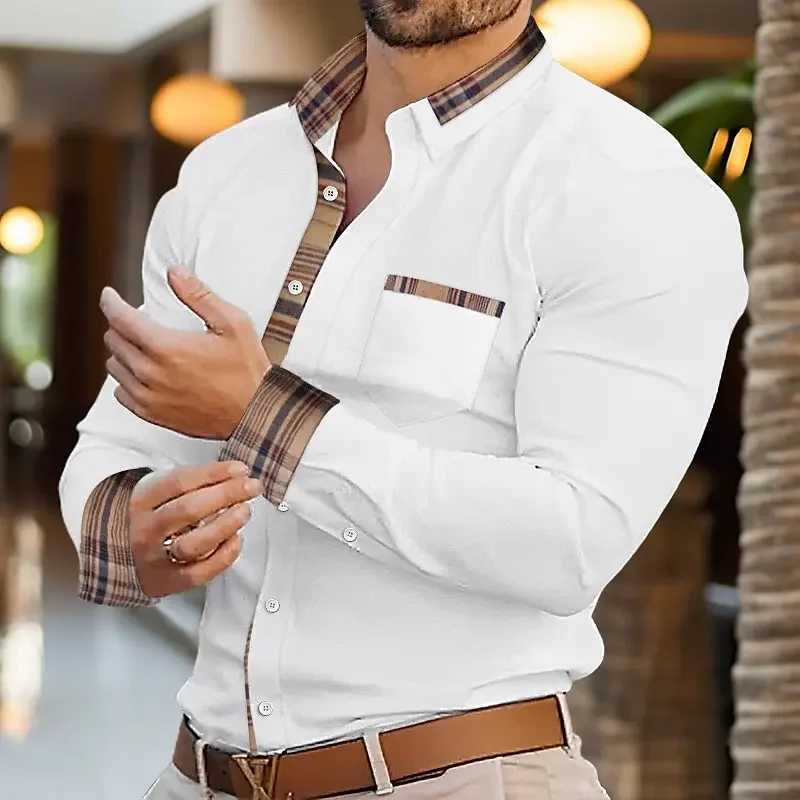 Mens shirt button down casual shirt pink long sleeved colorful folding daily resort clothing fashionable casual comfortable X250324