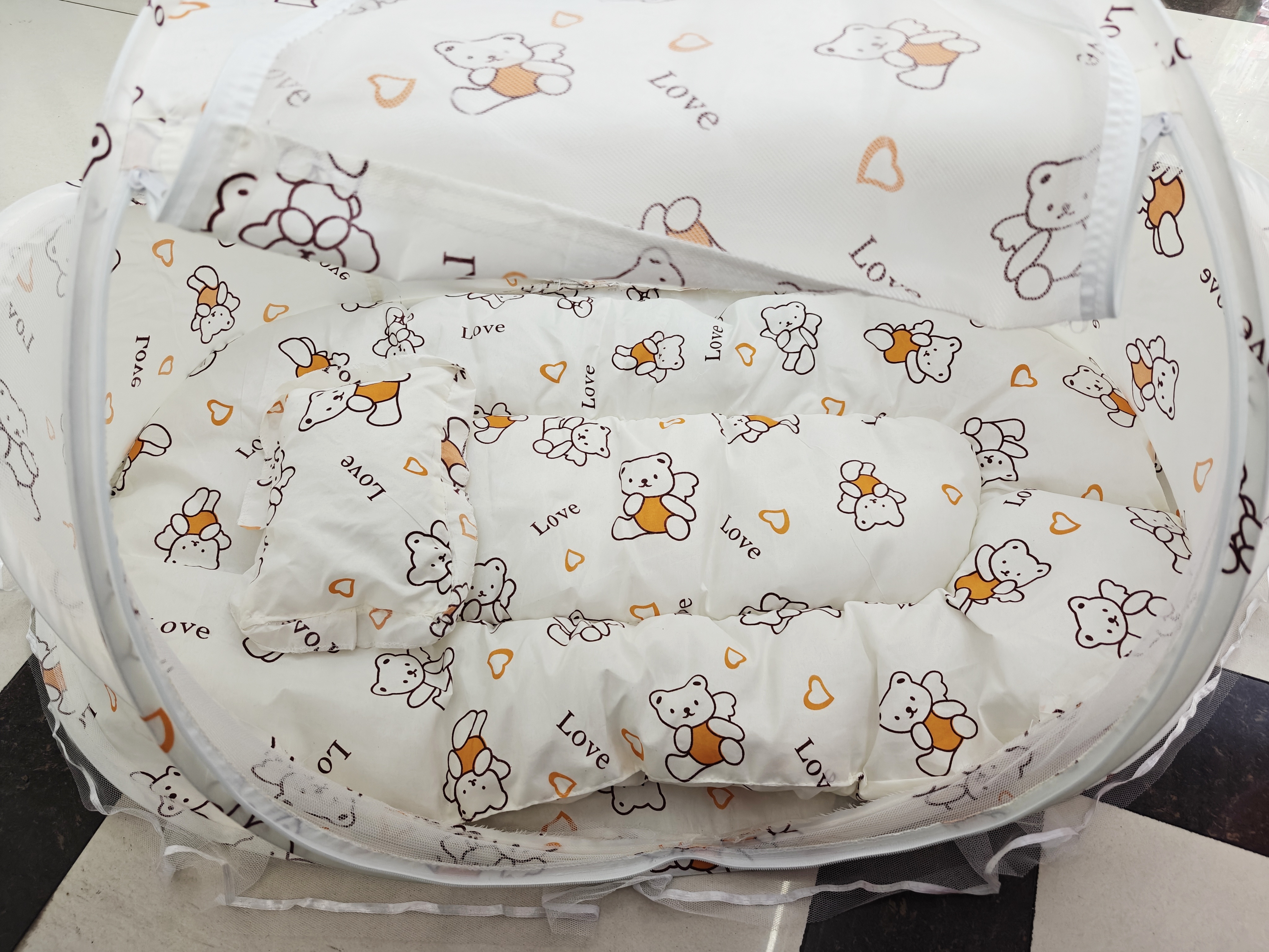 Jiaobao Big Bear Three Piece Baby Mosquito Net Set