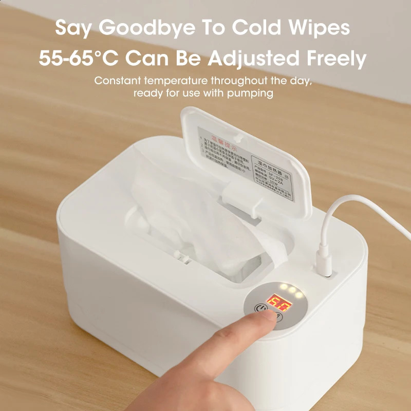 Baby Wet Wipe Warmer Tissue Heater Warming Machine Wipes Heating USB Cotton Towel Smart Polypropylene Baby 250320