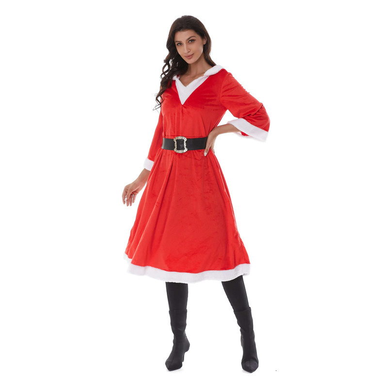 Elegant Crystals Festive Two Piece Set Soft Fabric Christmas Outfit & Accessory Pair (CY85-1) quantity