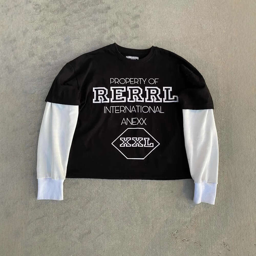 Harajuku Fashion Street Wear Men's Printed American New Casual Hoodie