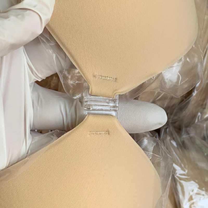 2025 new womens summer chest stickers enhance nude bras self-adhesive bras invisible coverage bras silicone pads sexy strapless brasXJ250324