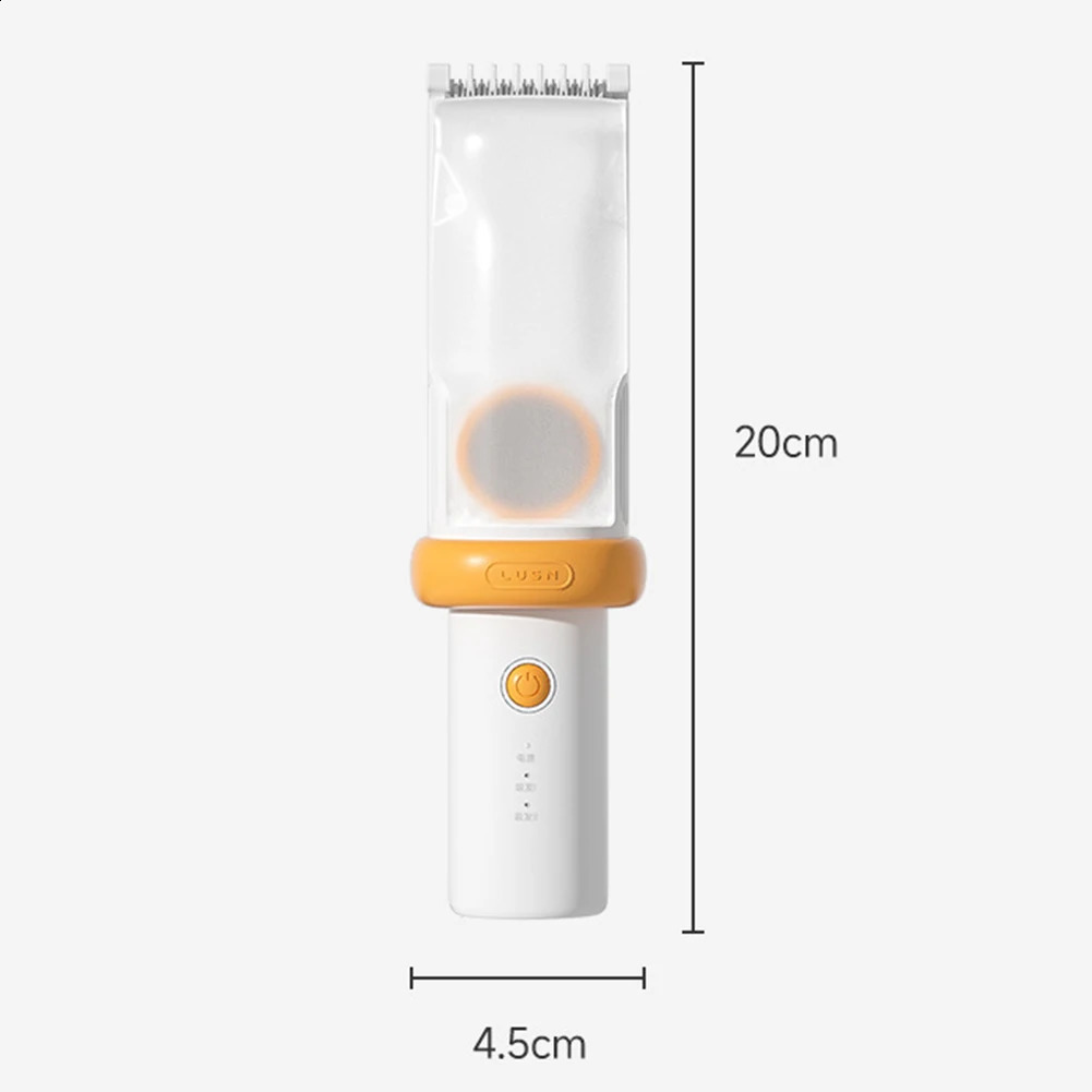 Portable Electric Baby Hair Clipper Kids Vacuum Hair Clippers Kit USB Charging Cordless Hair Cutting Tool for Children Infant 250303