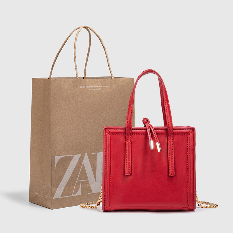 Home New Product Mini Fashion Urban Niche Handheld Single Shoulder Crossbody Versatile Green Chain Wing Bag