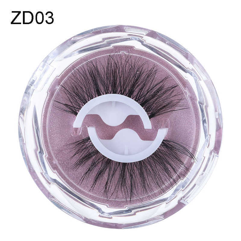 Self adhesive false eyelashes reusable false eyelashes double eyelids big eyes W250324