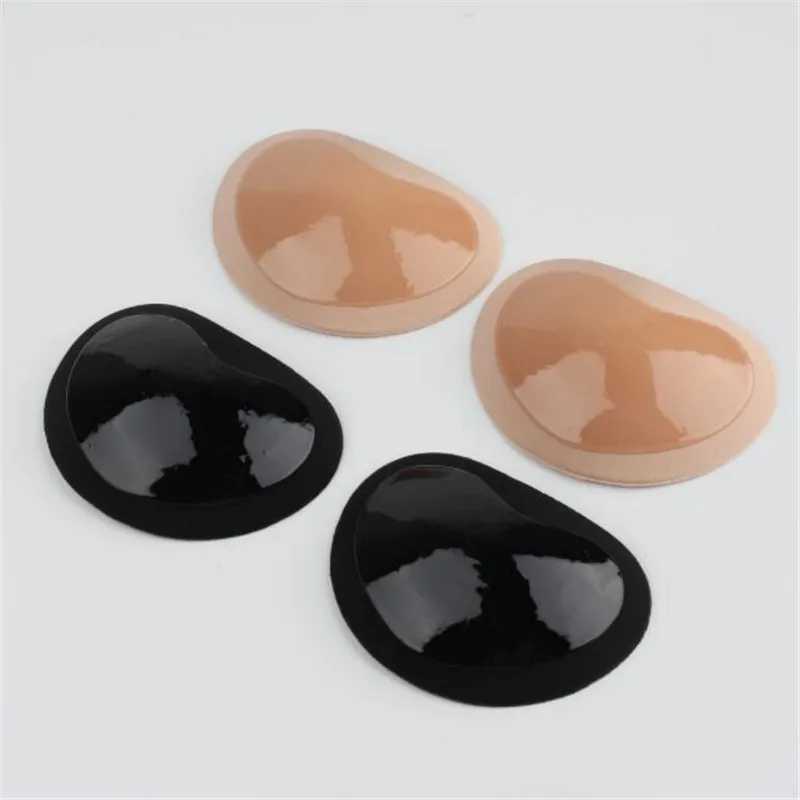 1 pair of adhesive breast enhancer bikini womens bra swimsuit invisible heart-shaped pad bra insert type Nipple pad push silicone braXJ250324
