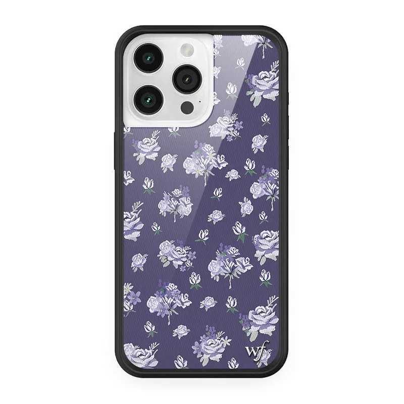 Wildflower 3D Rose Flowers Shockproof Phone Case For iPhone 13 14 15 Pro Max 12 16Pro WF Hot Korean Flowers Hard Anti-Fall Cover Z250324