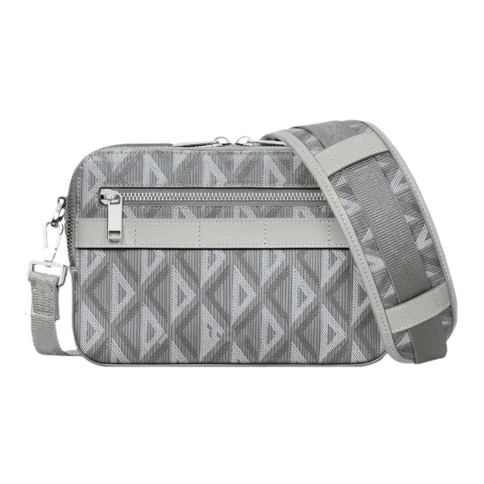 Messenger Bags For Men: hot Classic Checkered PVC Camera Canvas Coating Shoulder Crossbody Bag