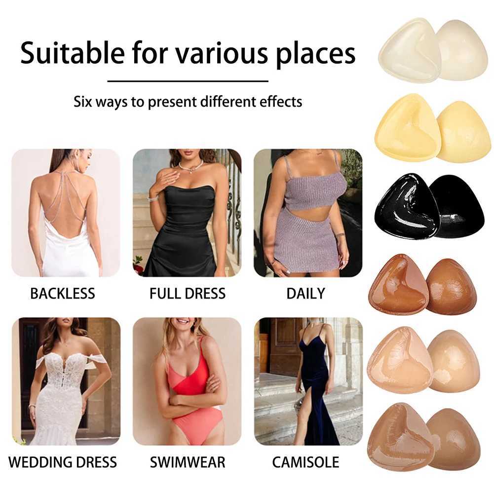 Double sided Stickys bra insert comfortable and soft fully covered bra insert instant lifting reusable breast push padXJ250324