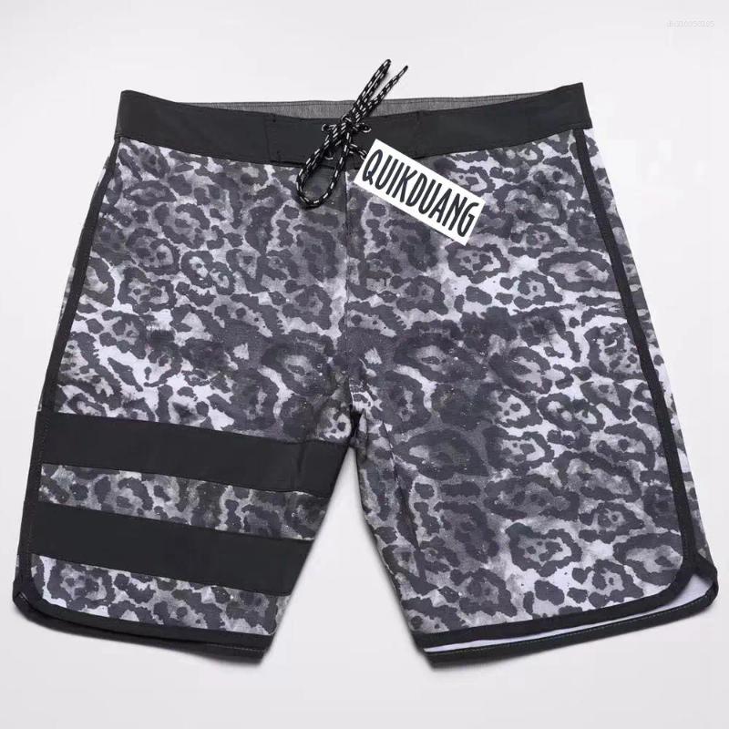Mens Shorts Waterproof Swimwear Mens Surf Pants Stretch Swimming Trunks Physique Competition Beach Quick-Dry Casual Boardshorts T10