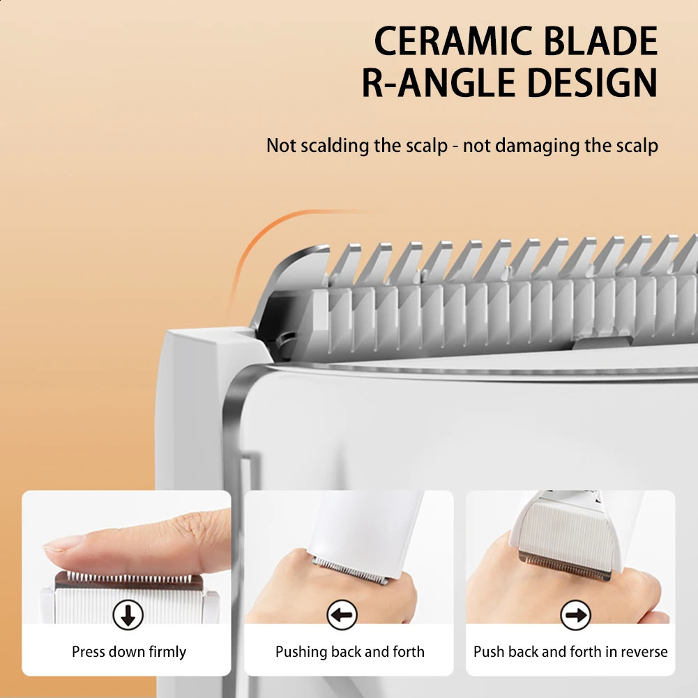 Portable Baby Electric Silent Hair Clipper Multi Purpose USB Charging Children Waterproof Home Electric Hair Clipper Set 250303