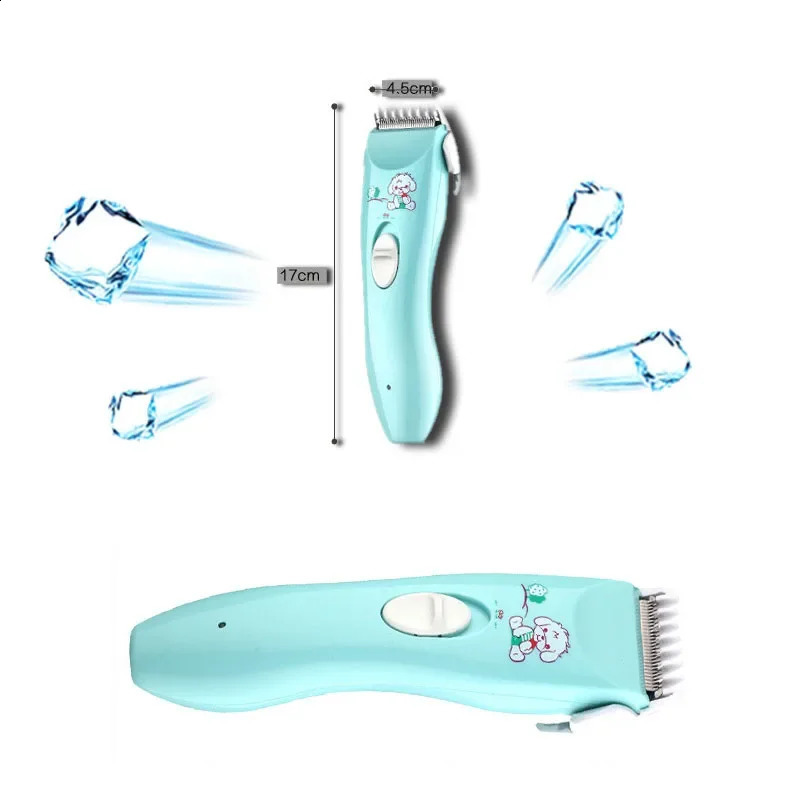 Baby Hair Trimmer Electric Hair Clipper USB Baby Shaver Cutting Baby Care Cutting r Rechargeable Quiet kids Hair Cutting 250303