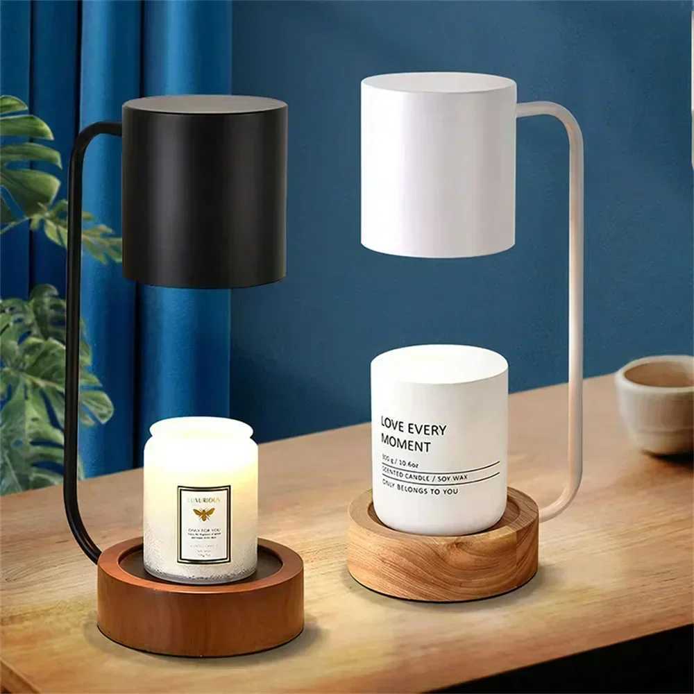 Dimmable Candle Warmer Wax Burner Retro Indoor Lighting Lights Wax Melt Burner Table Lamp Candle Melting Tools Home DecorC250324