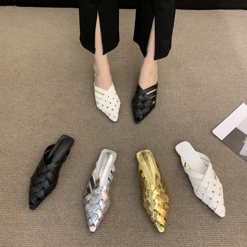 2025 hot new Free shipping designer sandals for womens black sliver gold high heel Summer fashion beach Open toed slippers size 35-39