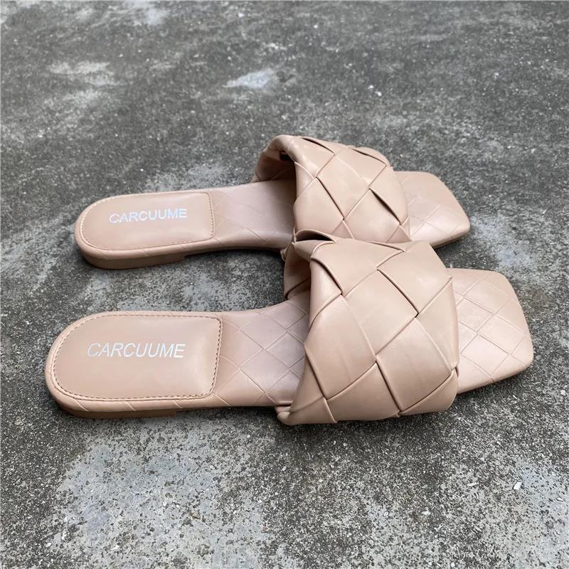 Flat bottomed slippers sandals Designer slipper free Shipping one-piece slippers beach sandal for women's outdoor wear NEW 2025