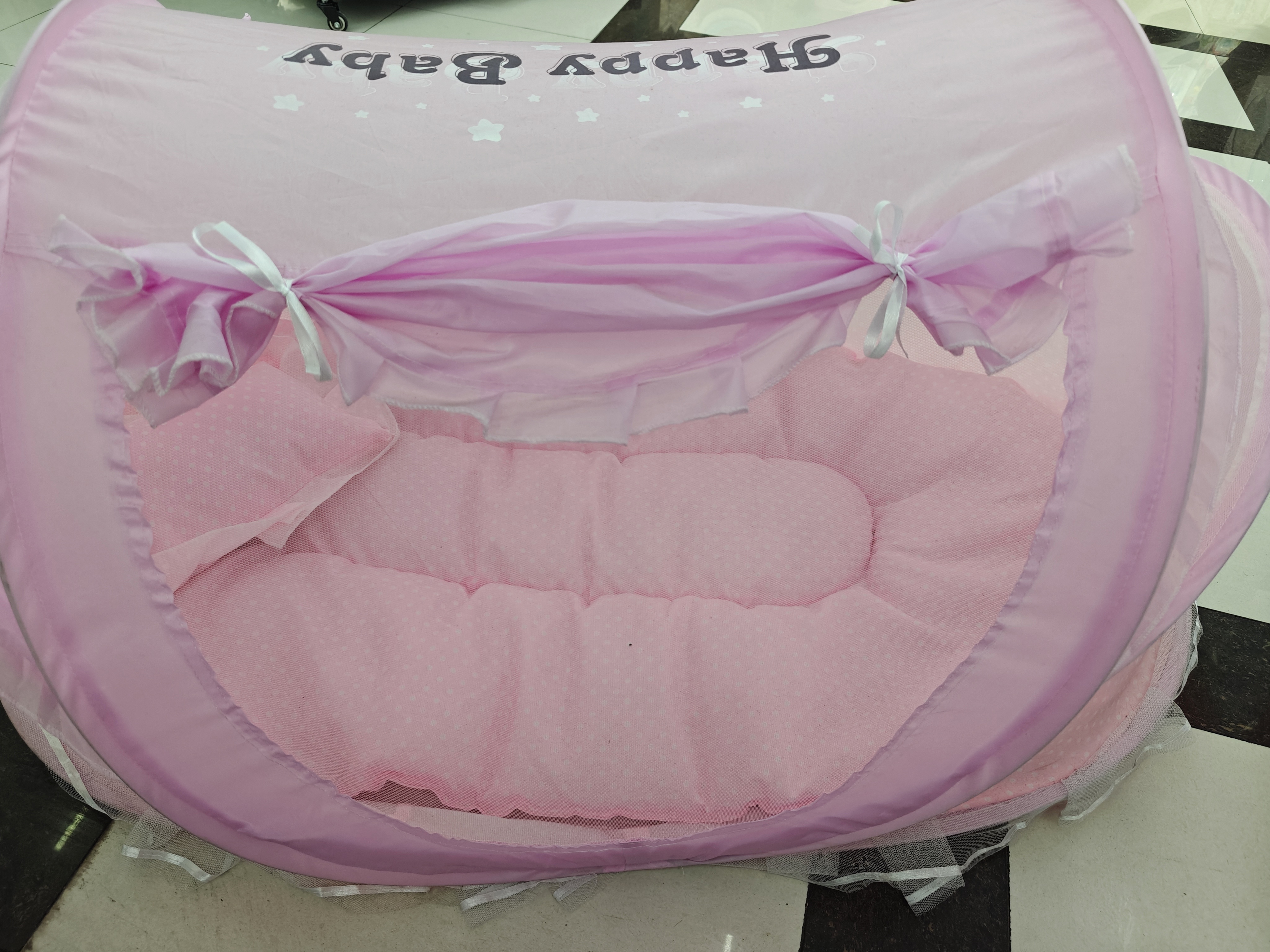 Jiaobao Belt Cover Three Piece Baby Mosquito Net Set