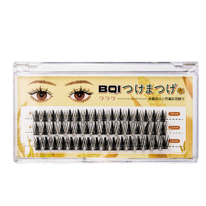 BQI Wheat Spike Top False Eyelash Single Cluster Batch Natural Thickening Simulation Newcomer False Eyelash W250324