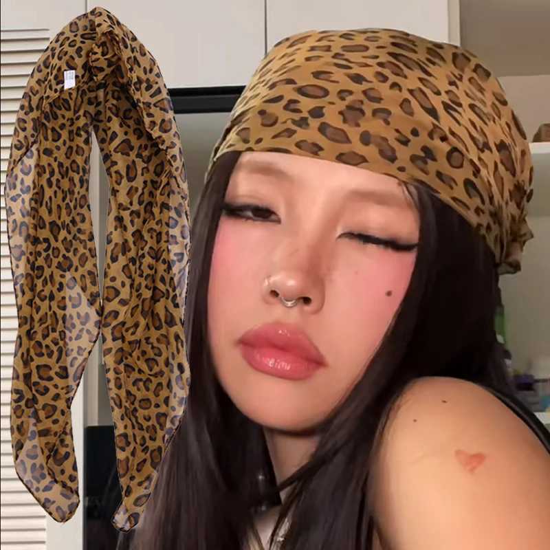 Leopard Scarf Wen Girl Y2K High Quality Comfortable Fashion Scarf Warm Edition Party Scarf Exquisite Accessories X250324