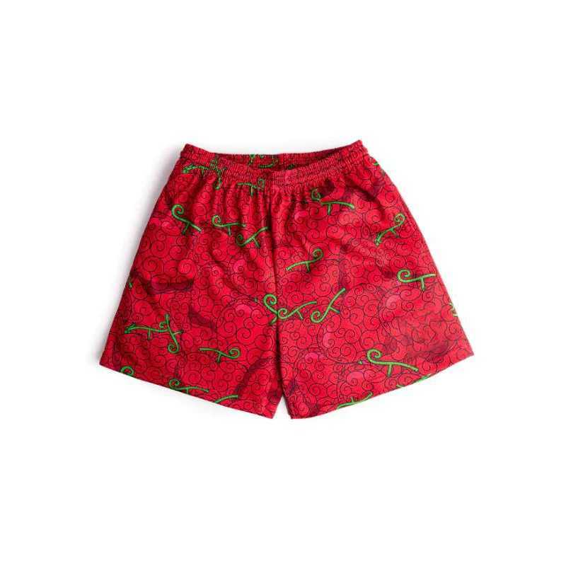 Anime Running Shorts Men Gym Sports Shorts Quick Dry Workout Training Gym Fitness Jogging Short Pants Summer Men ShortsT250324