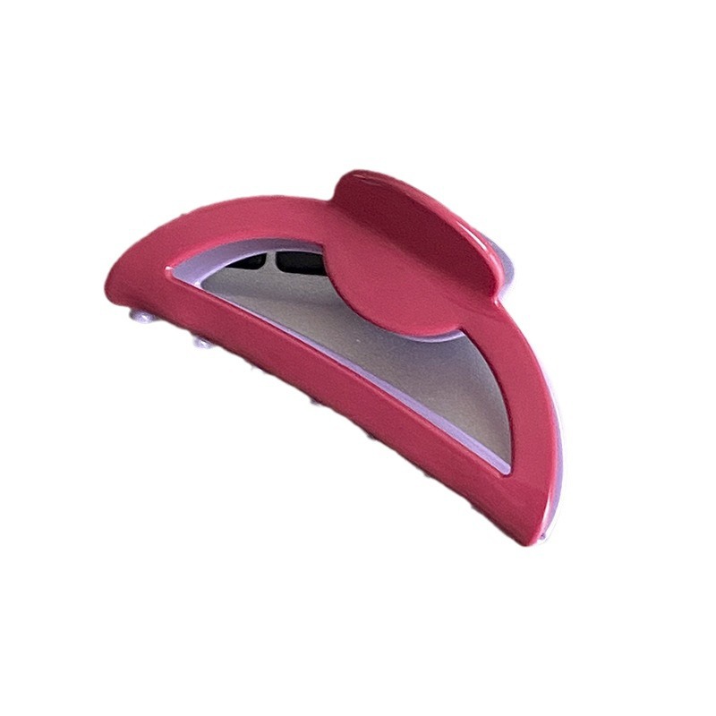 The new ins cream color system grasp clip sweet match hairpin large shark clip back of the head spoon clip plate hair hair hair accessories