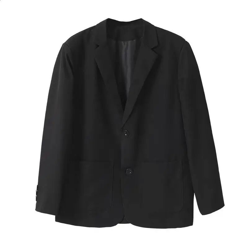 Brown black jacket mens slim fit fashionable social mens dress jacket Korean business casual suit jacket mens office formal jacket 250321