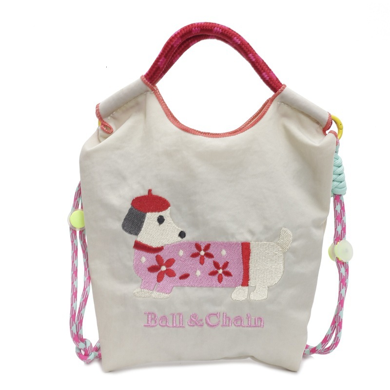 2025S Fashion Designer High Round Embroidered Shopping Nylon Waterproof Tote Bag Environmentally Friendly Folding Portable Hand Held Shoulder Bag
