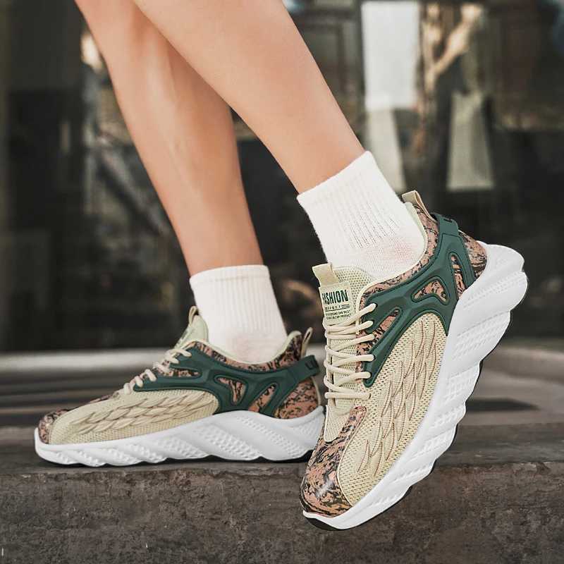 2025 hot selling mens shoes Drag Scale sports running shoes mens shoes casual mesh breathable Chinese fashion mens shoes sports shoesXJ250324