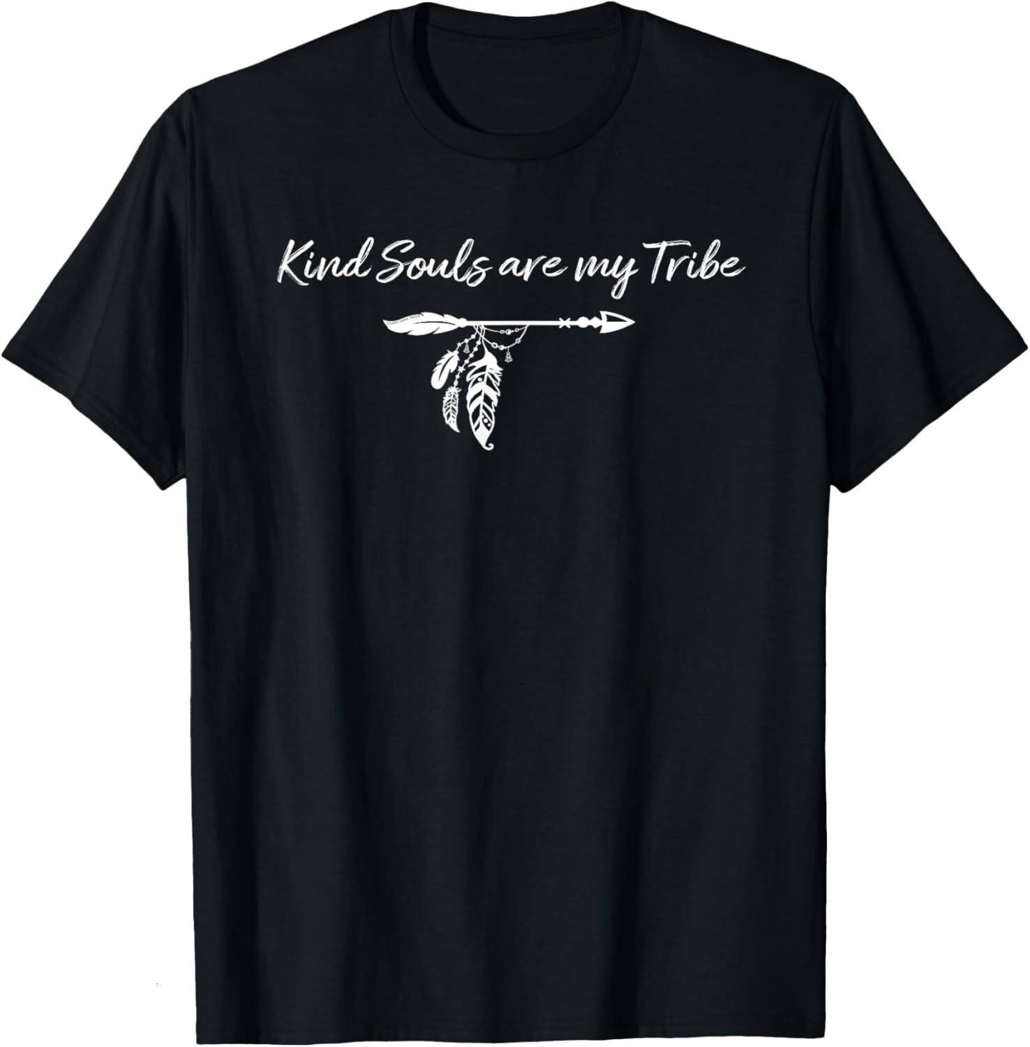 T shirt for Mens Kind Souls are my Tribe Motivational Graphic Tee Casual Tops Clothes Short sleeve
